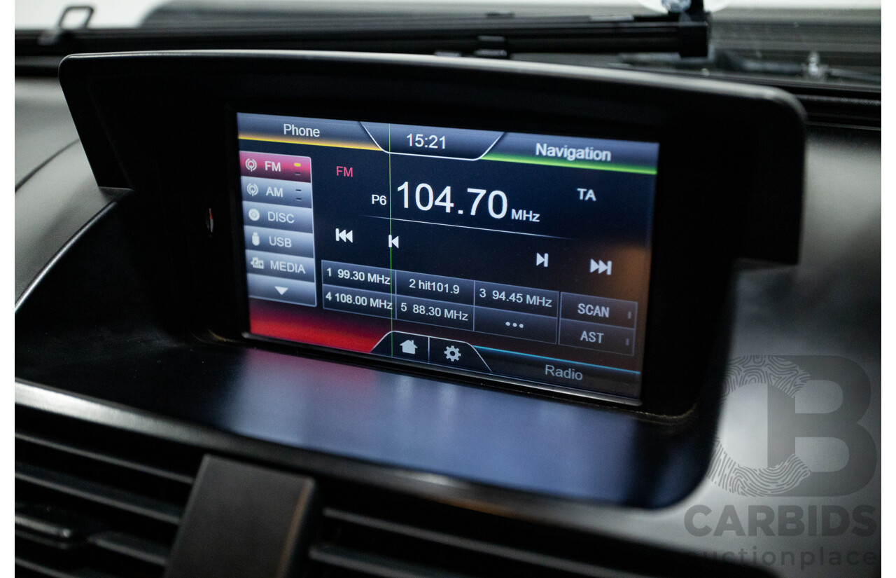 08/2017 Mazda BT-50 XT (4x4) MY17 UPDATE Freestyle C/Chas White Turbo Diesel 3.2L