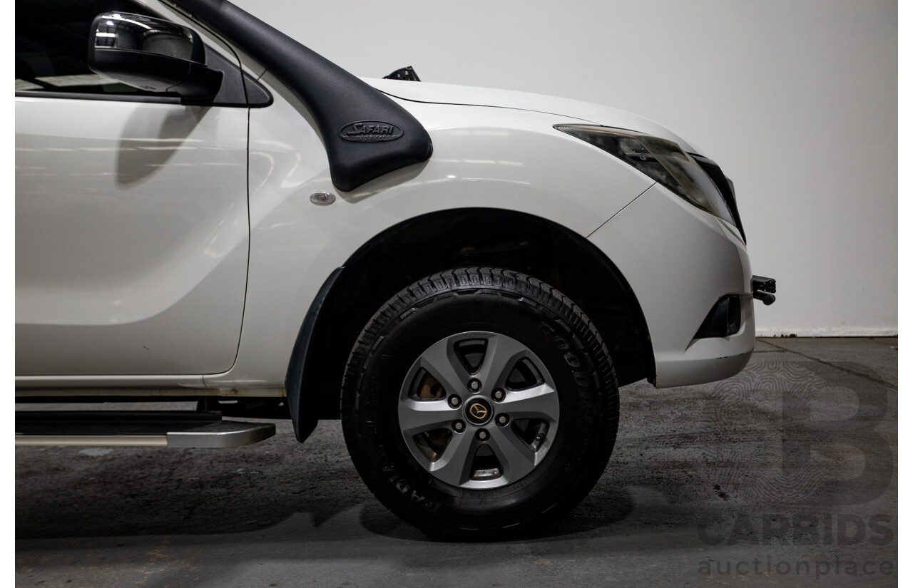 08/2017 Mazda BT-50 XT (4x4) MY17 UPDATE Freestyle C/Chas White Turbo Diesel 3.2L