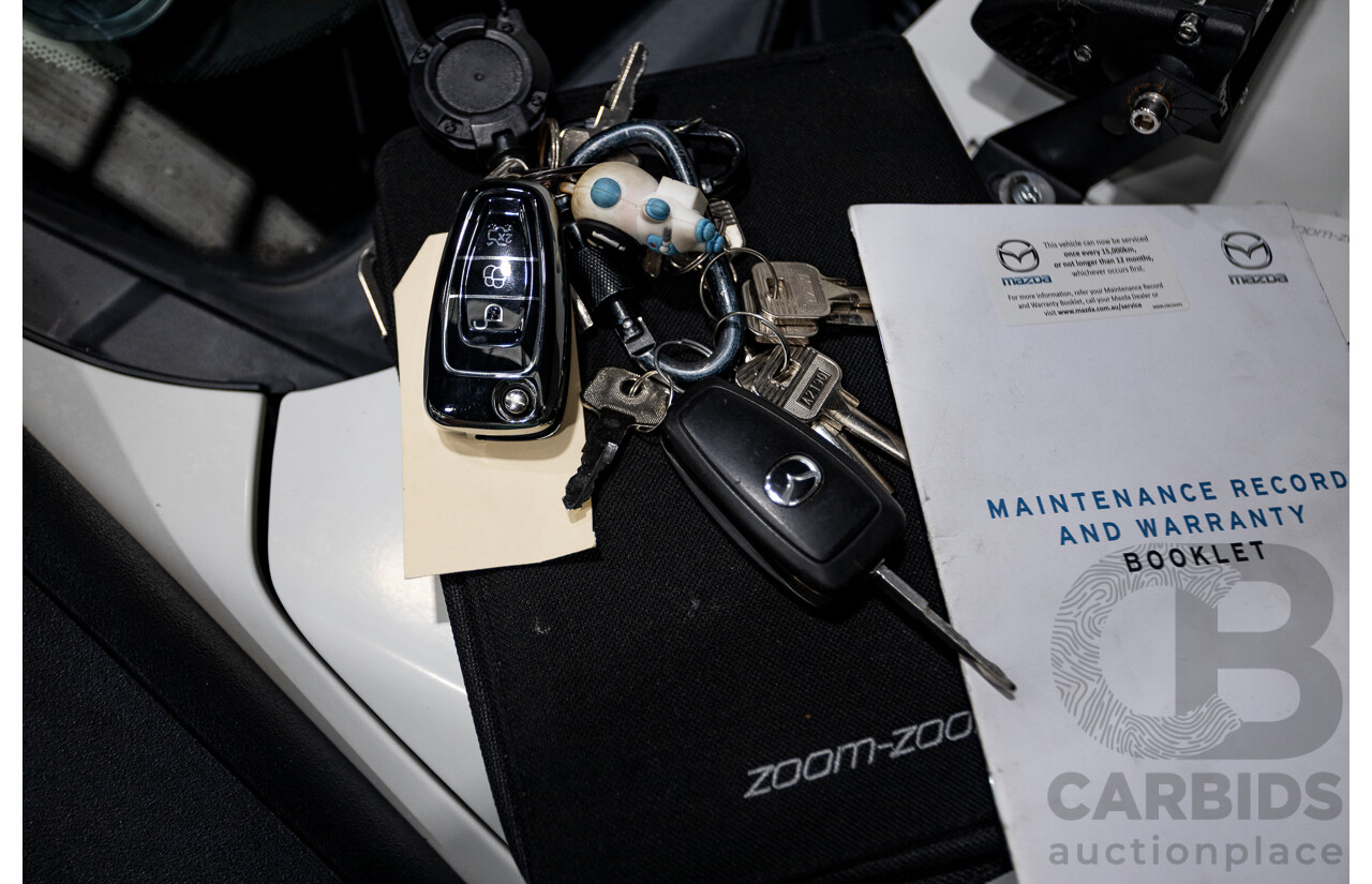 08/2017 Mazda BT-50 XT (4x4) MY17 UPDATE Freestyle C/Chas White Turbo Diesel 3.2L