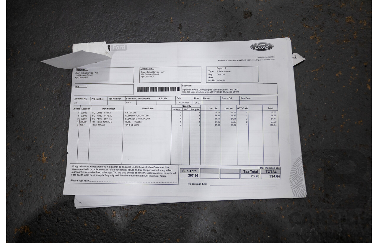 08/2017 Mazda BT-50 XT (4x4) MY17 UPDATE Freestyle C/Chas White Turbo Diesel 3.2L