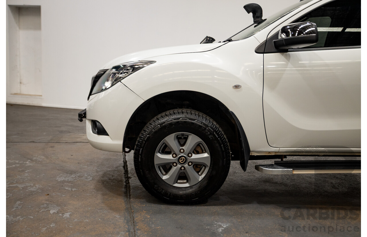 08/2017 Mazda BT-50 XT (4x4) MY17 UPDATE Freestyle C/Chas White Turbo Diesel 3.2L