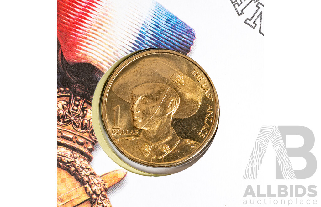 Four Australian War Themed PNCs Including 2012 Lest We Forget, 2011 National Service Memorial, 2015 Gallipoli Campaign, 2000 Australian Legends ANZACS