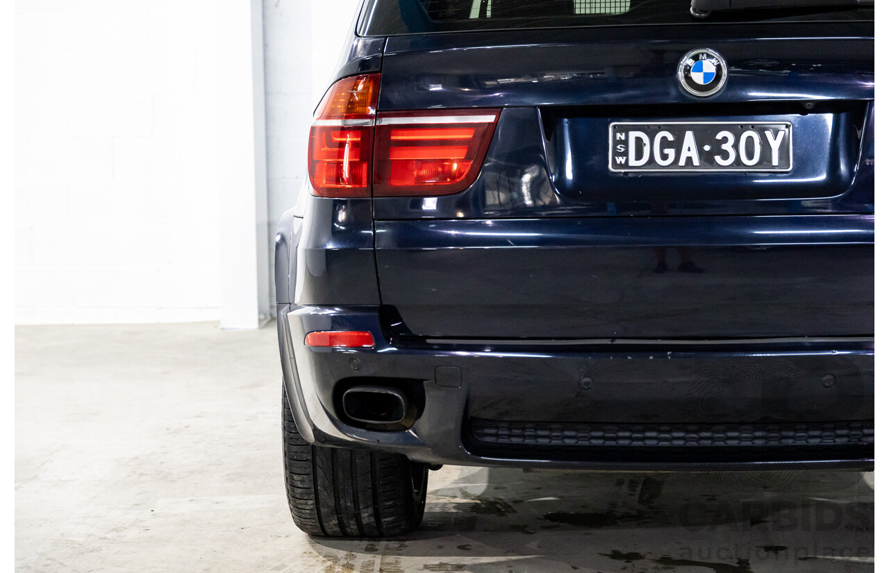 5/2013 BMW X5 Xdrive 30d M Sport E70 MY12 UPGRADE 4d Wagon Carbon Black Metallic Turbo Diesel 3.0L