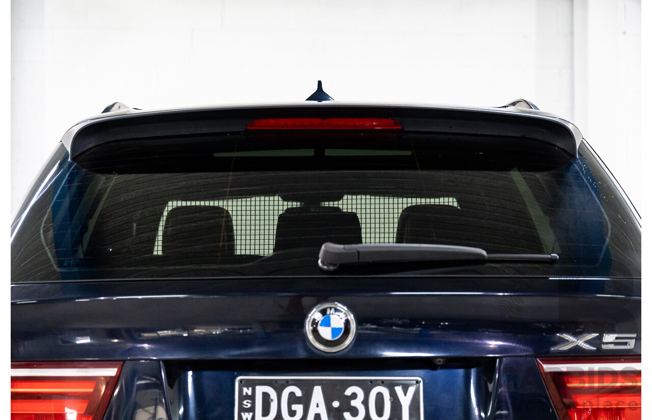 5/2013 BMW X5 Xdrive 30d M Sport E70 MY12 UPGRADE 4d Wagon Carbon Black Metallic Turbo Diesel 3.0L