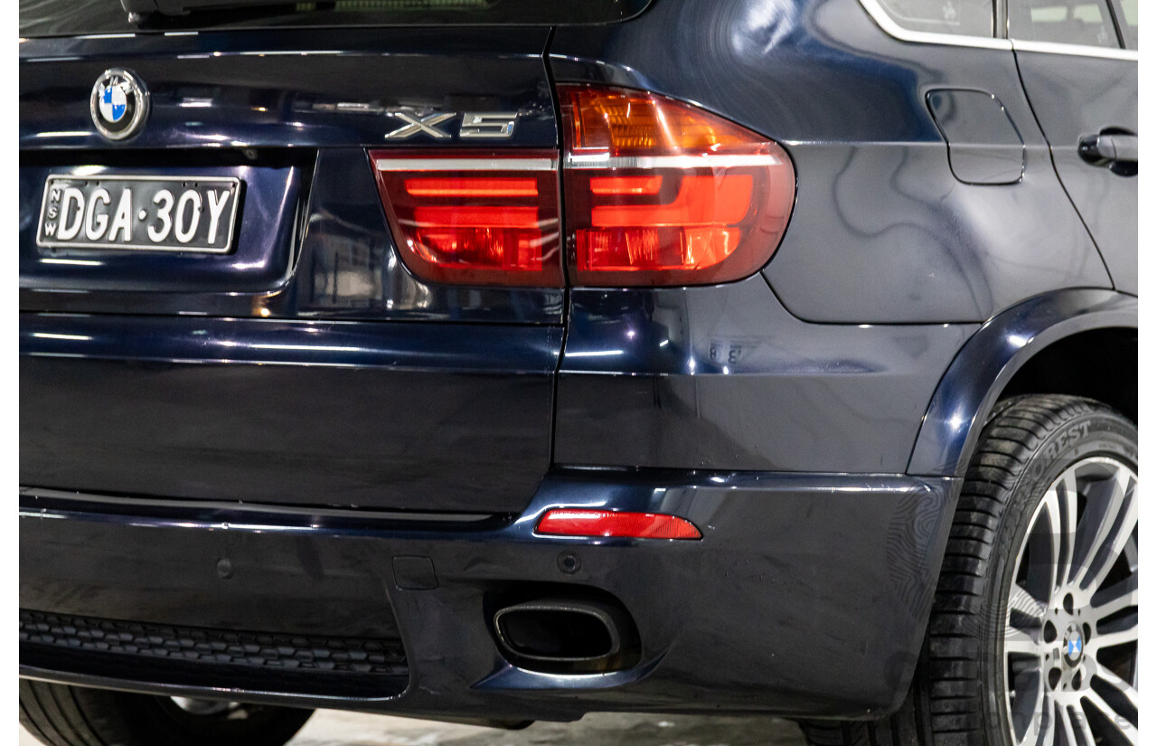 5/2013 BMW X5 Xdrive 30d M Sport E70 MY12 UPGRADE 4d Wagon Carbon Black Metallic Turbo Diesel 3.0L
