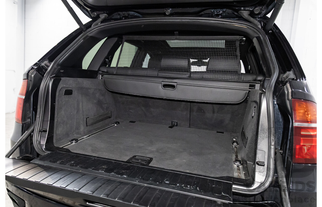 5/2013 BMW X5 Xdrive 30d M Sport E70 MY12 UPGRADE 4d Wagon Carbon Black Metallic Turbo Diesel 3.0L
