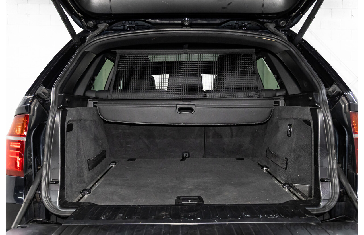 5/2013 BMW X5 Xdrive 30d M Sport E70 MY12 UPGRADE 4d Wagon Carbon Black Metallic Turbo Diesel 3.0L