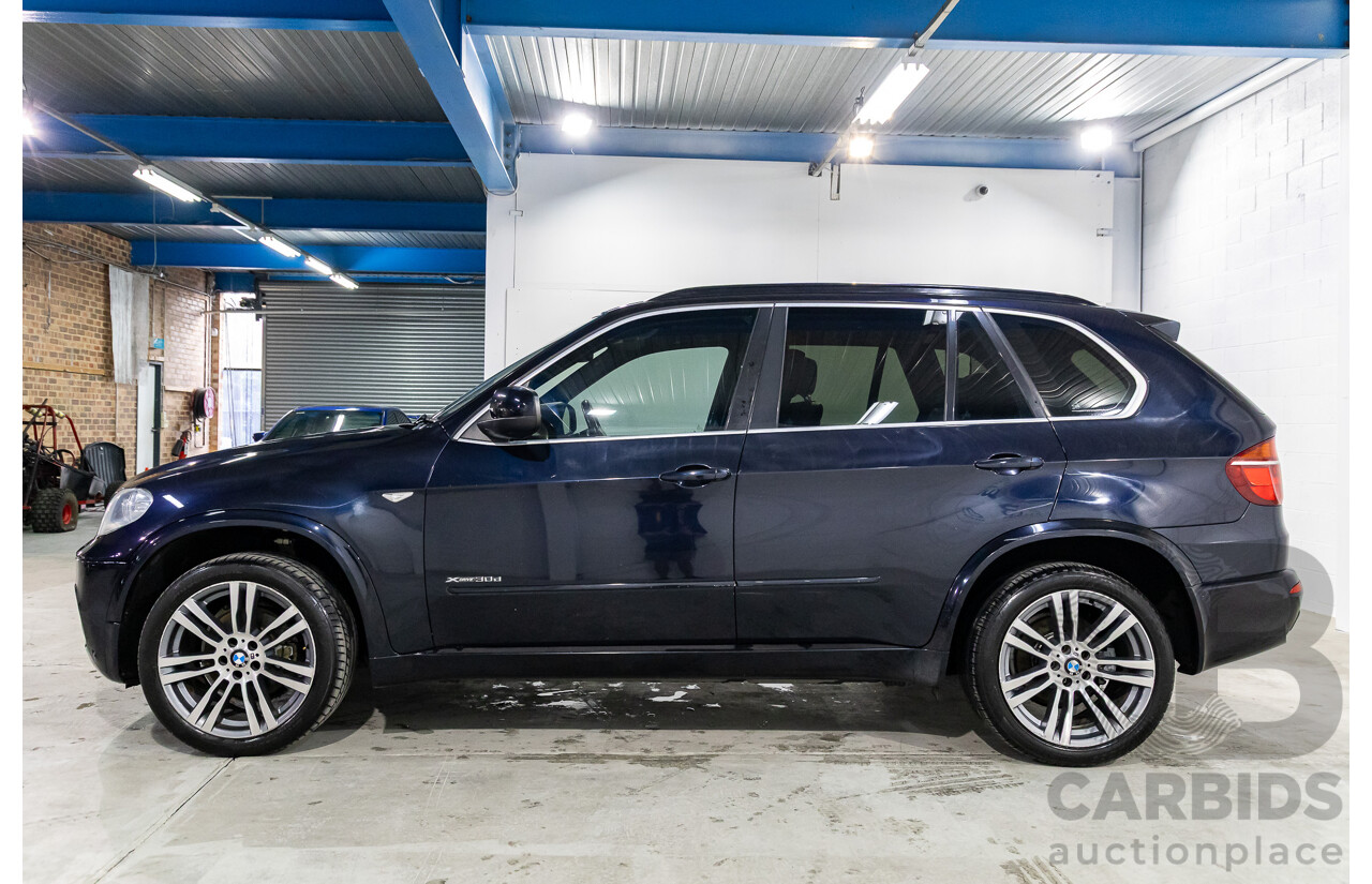 5/2013 BMW X5 Xdrive 30d M Sport E70 MY12 UPGRADE 4d Wagon Carbon Black Metallic Turbo Diesel 3.0L