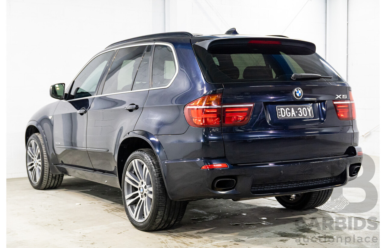 5/2013 BMW X5 Xdrive 30d M Sport E70 MY12 UPGRADE 4d Wagon Carbon Black Metallic Turbo Diesel 3.0L
