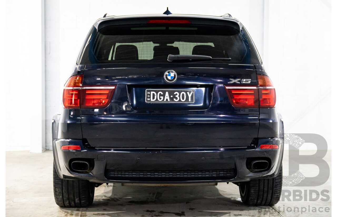 5/2013 BMW X5 Xdrive 30d M Sport E70 MY12 UPGRADE 4d Wagon Carbon Black Metallic Turbo Diesel 3.0L