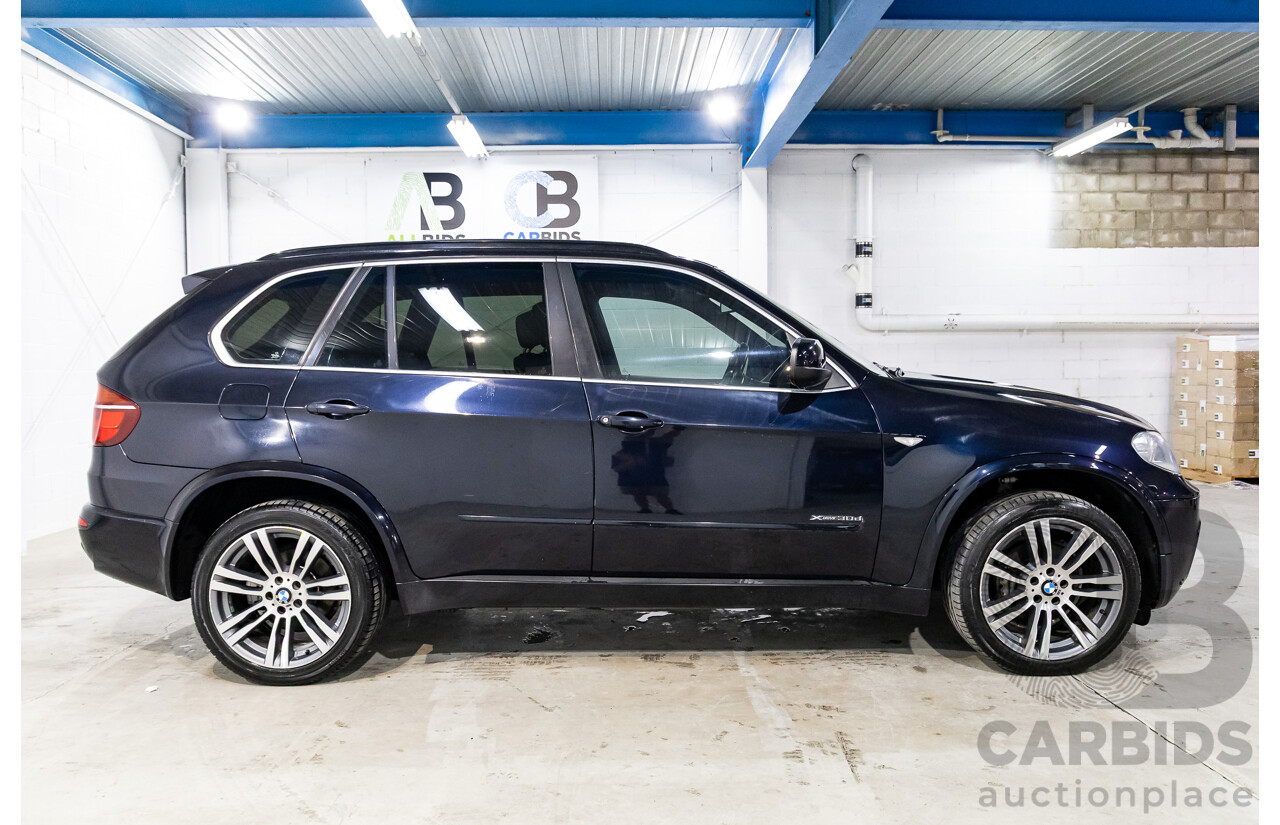 5/2013 BMW X5 Xdrive 30d M Sport E70 MY12 UPGRADE 4d Wagon Carbon Black Metallic Turbo Diesel 3.0L
