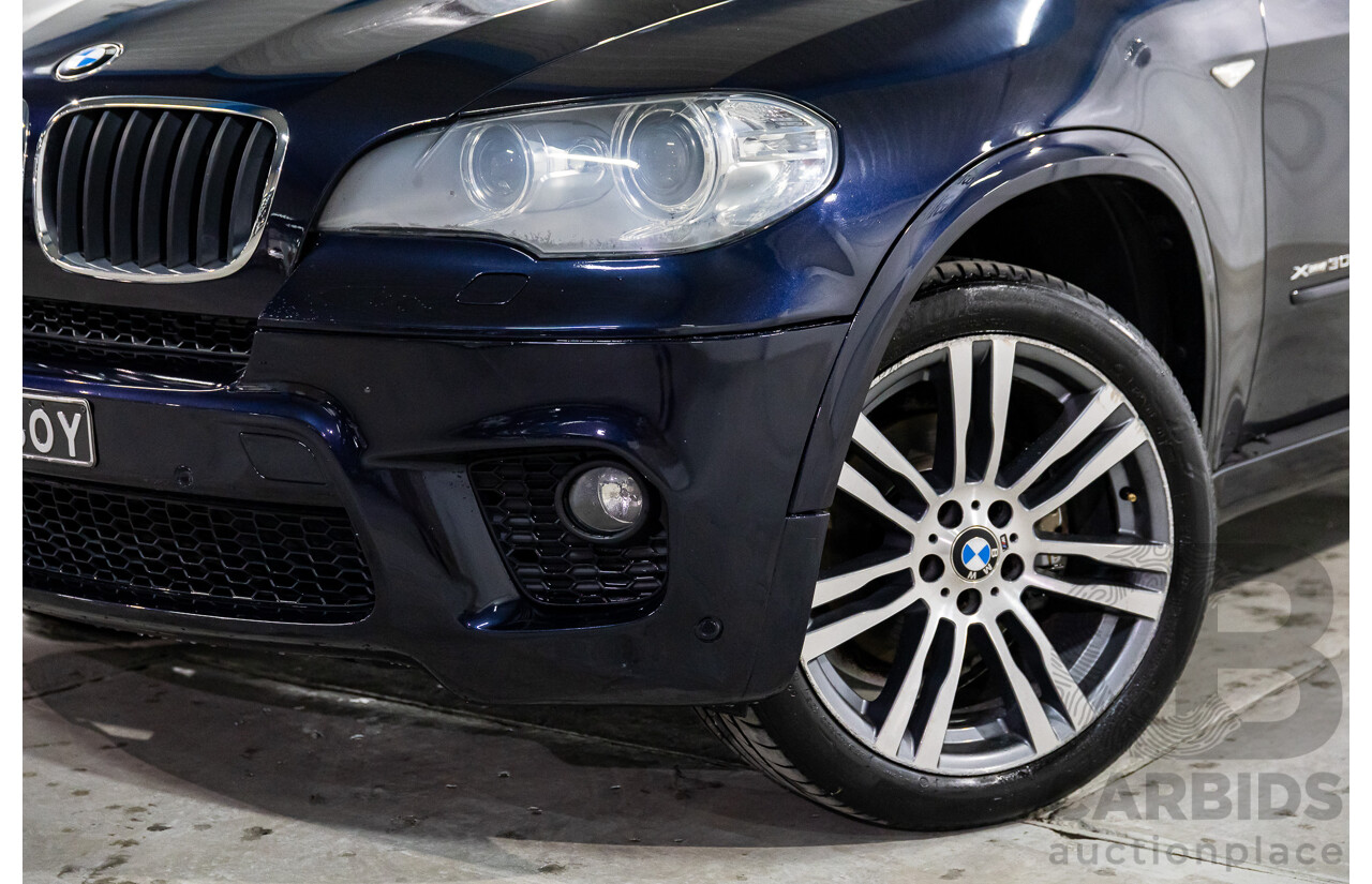 5/2013 BMW X5 Xdrive 30d M Sport E70 MY12 UPGRADE 4d Wagon Carbon Black Metallic Turbo Diesel 3.0L
