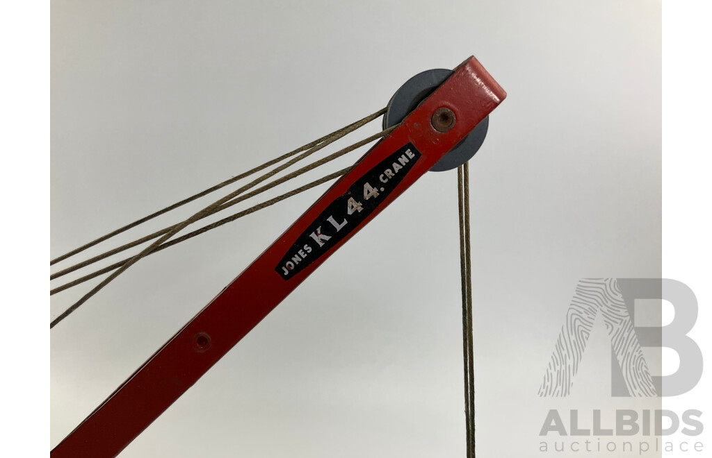 Vintage Tri Ang Pressed Steel Jones KL 44 Crane