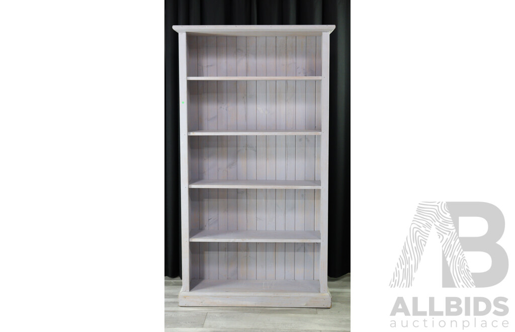 Shabby Chic Open Timber Bookcase