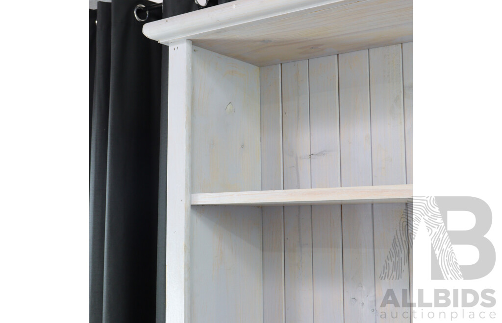 Shabby Chic Open Timber Bookcase
