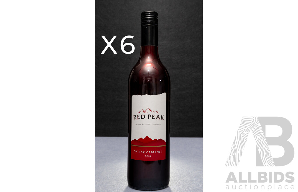 Red Peak Shiraz Vintage 2019 X 6