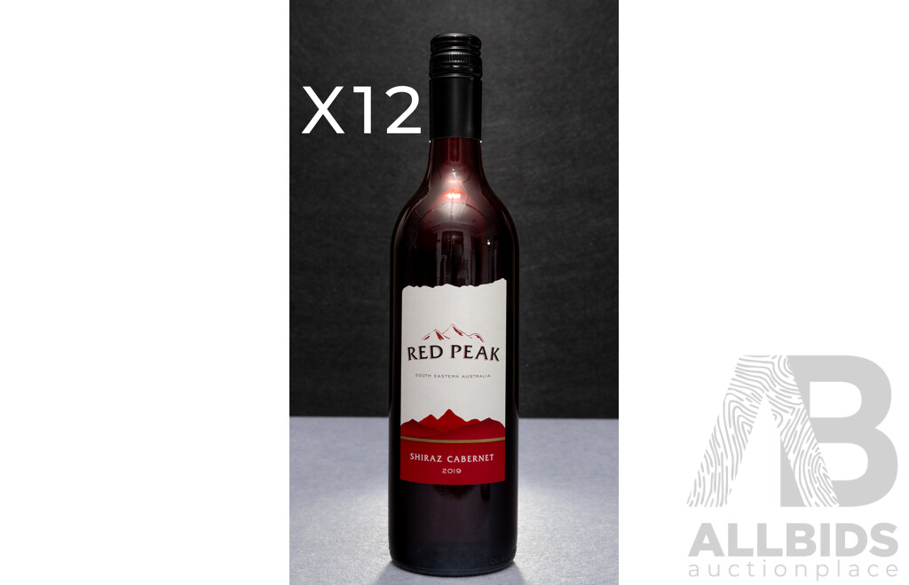 Red Peak Shiraz Vintage 2019 X 12