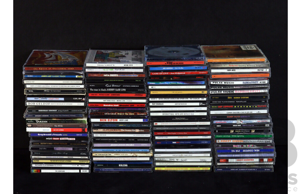 Collection CDs Mostly Artists and Genres From the 1950s to the 2000s