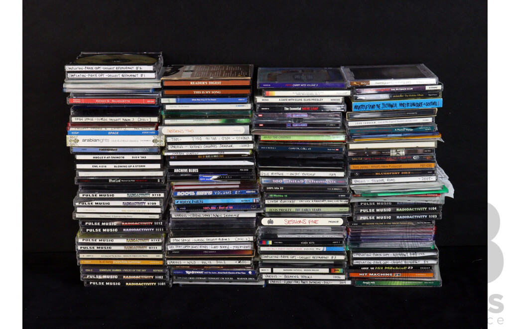 Collection CDs Mostly Artists and Genres From the 1950s to the 2000s