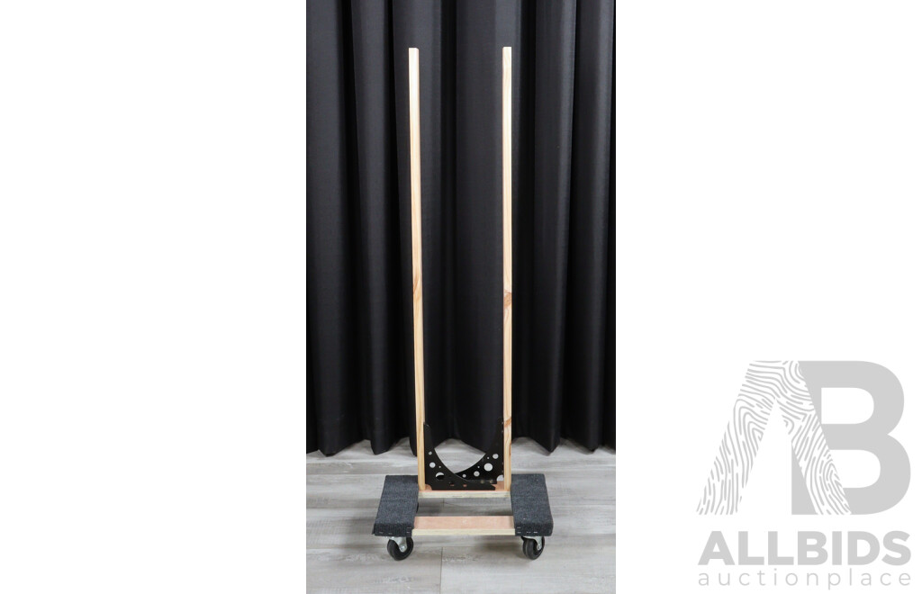 Collection of Three Bespoke Art Trolleys