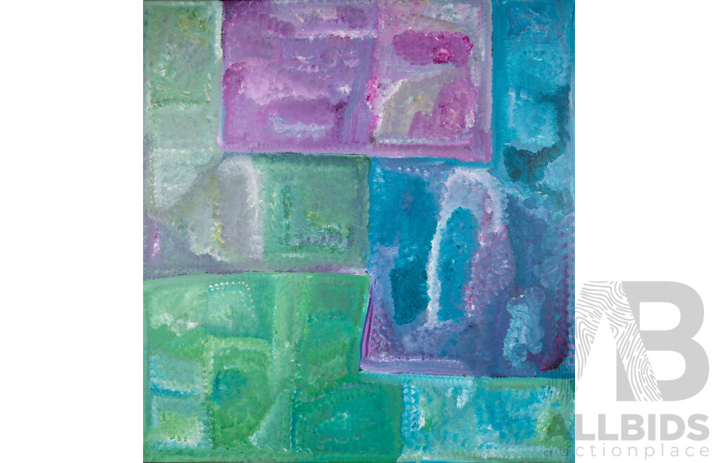 Dempsey Long Pwerle, (20th Century, Indigenous-Australian), My Country (2021, Wonderful Original Acrylic on Canvas, 120 x 113 cm