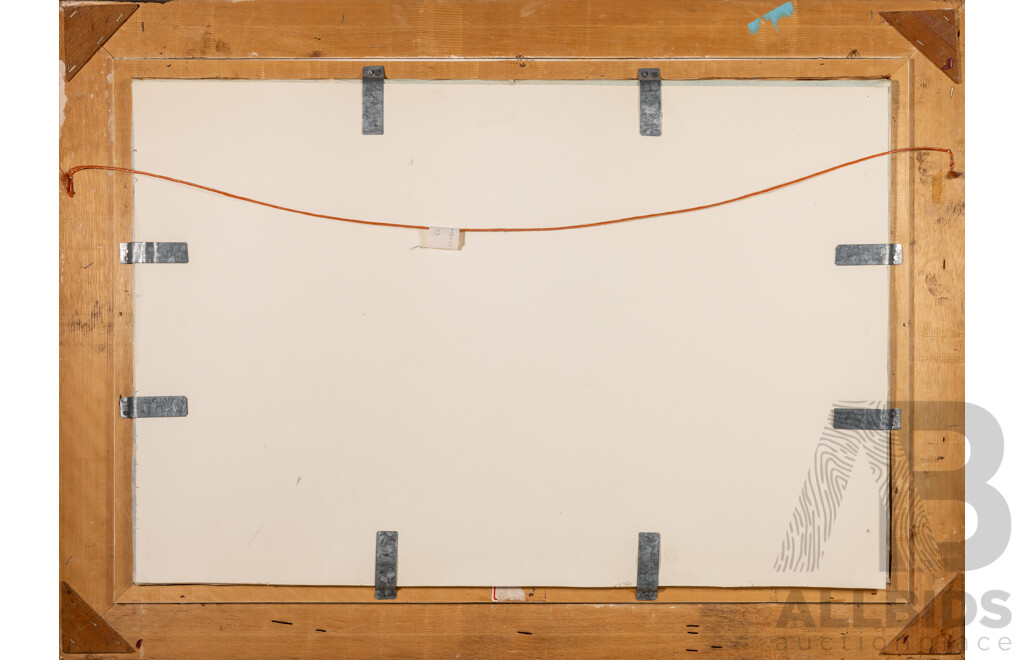 Daron ?, (20th Century), Arc De Triomphe, Wonderful Original Oil on Canvas, 81 x 112 cm (frame)