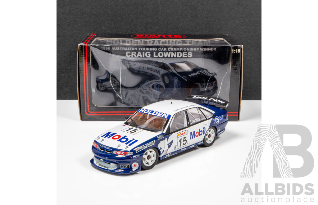 Biante 1996 Holden VR Commodore ATCC Winner Craig Lowndes Mobil #15 4494/4500 1:18 Scale Model Car