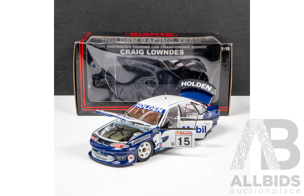 Biante 1996 Holden VR Commodore ATCC Winner Craig Lowndes Mobil #15 4494/4500 1:18 Scale Model Car