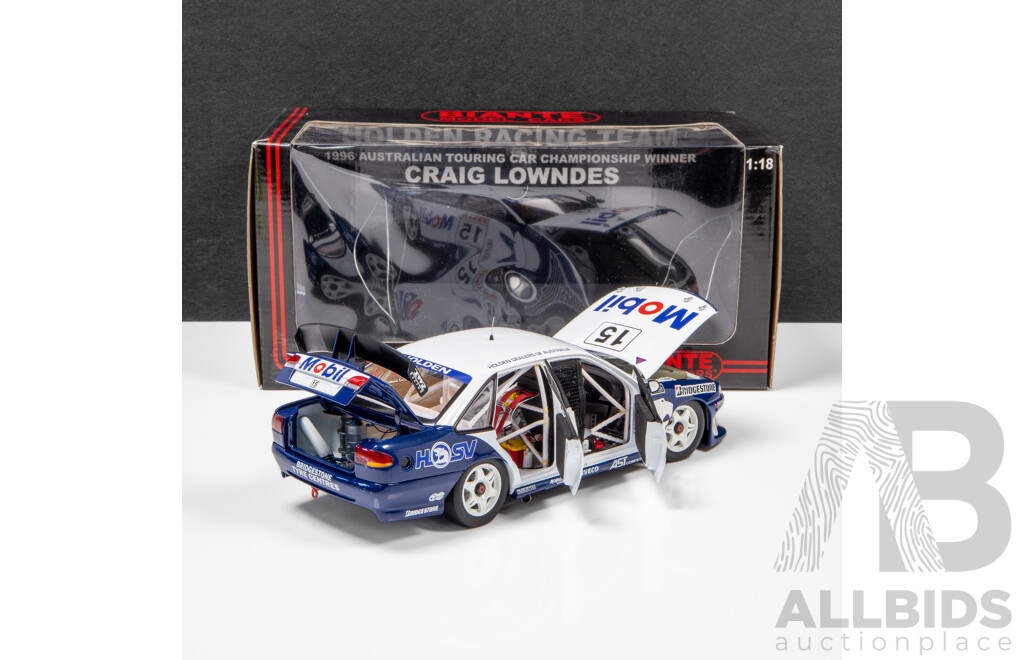 Biante 1996 Holden VR Commodore ATCC Winner Craig Lowndes Mobil #15 4494/4500 1:18 Scale Model Car
