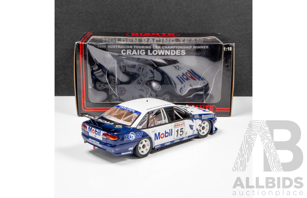 Biante 1996 Holden VR Commodore ATCC Winner Craig Lowndes Mobil #15 4494/4500 1:18 Scale Model Car