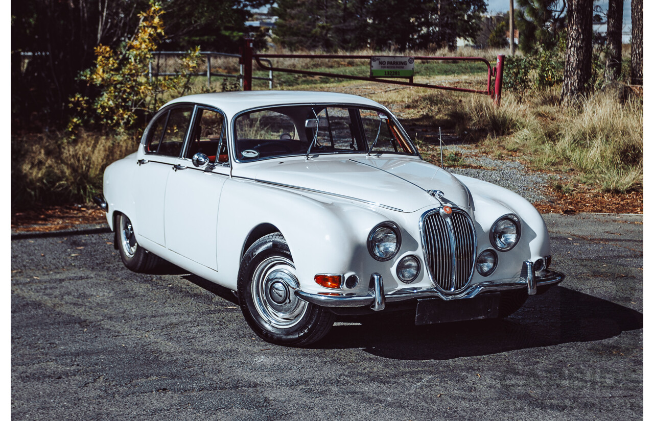 1/1964 Jaguar S-Type 3.4 4d Sedan White 4.2L Converted