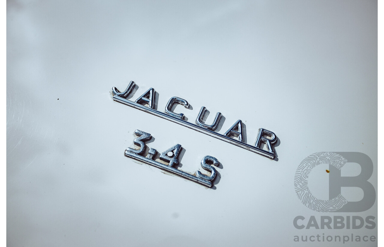 1/1964 Jaguar S-Type 3.4 4d Sedan White 4.2L Converted
