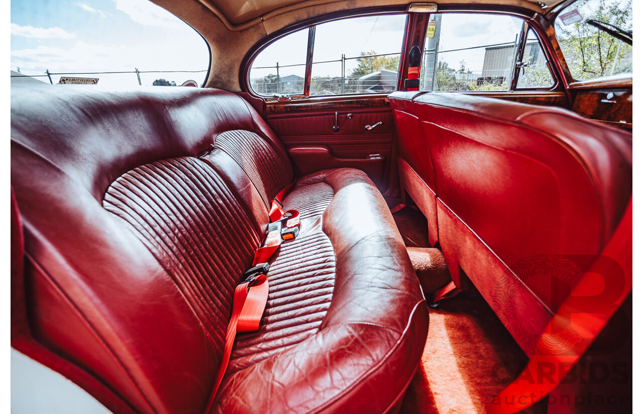 1/1964 Jaguar S-Type 3.4 4d Sedan White 4.2L Converted