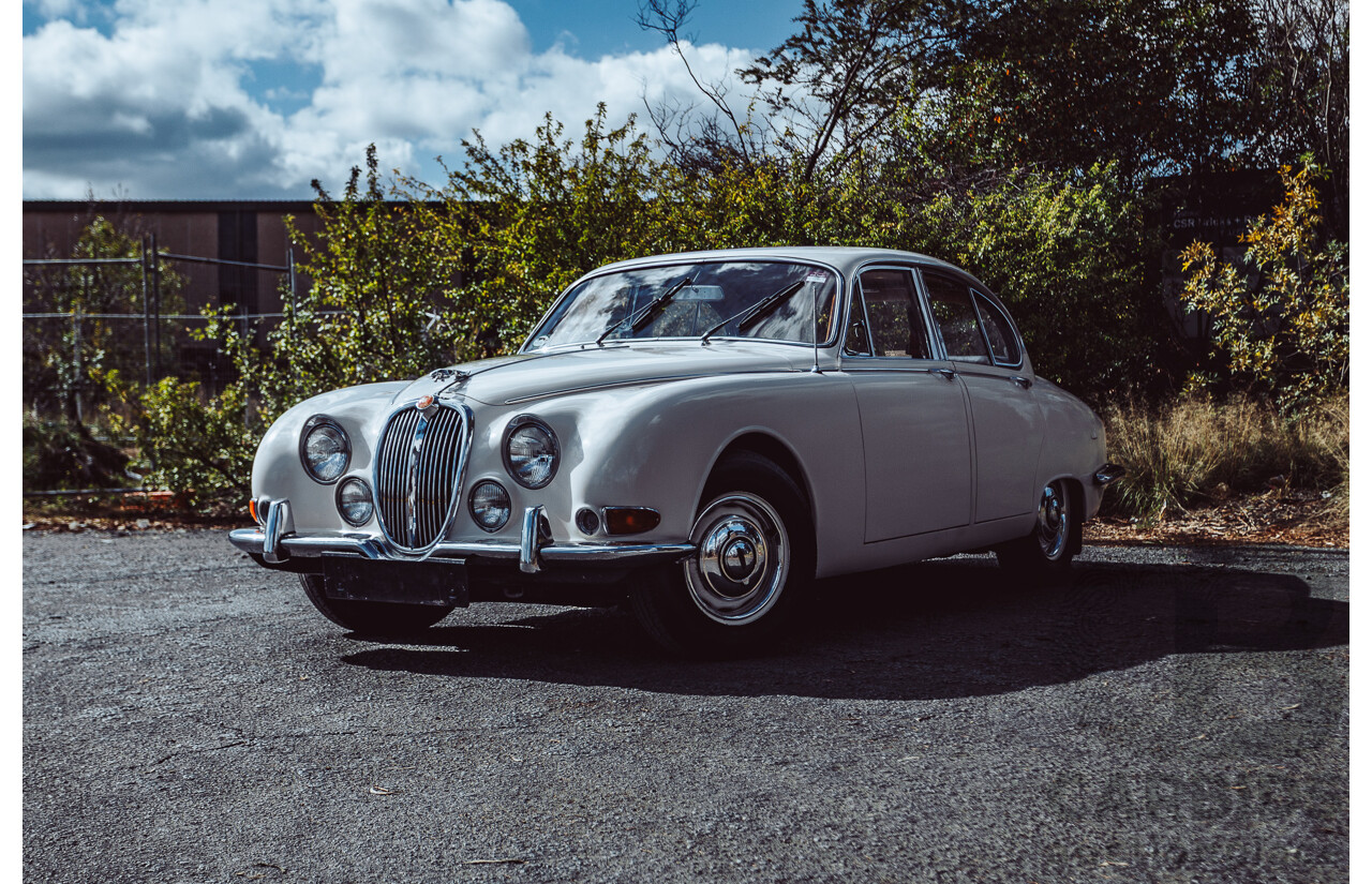 1/1964 Jaguar S-Type 3.4 4d Sedan White 4.2L Converted