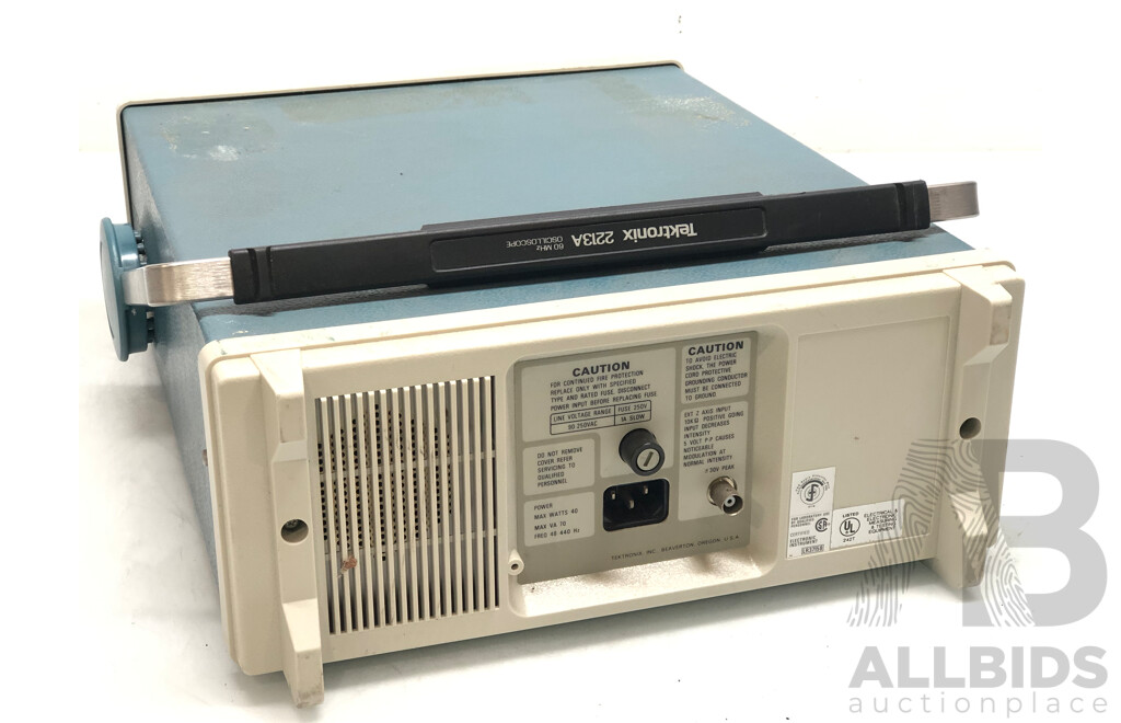 Tektronix 2213A 20MHz Dual Channel - Lot 1596839 | ALLBIDS