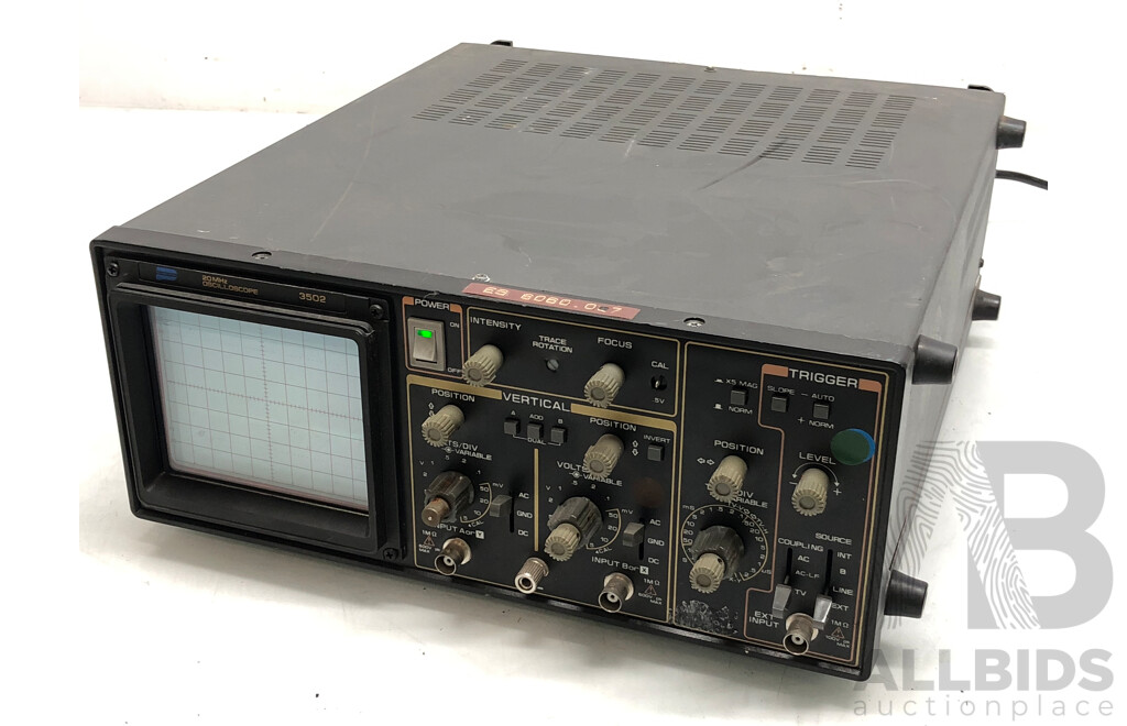 Hung Chang 3502 20MHz Dual Trace Oscilloscope