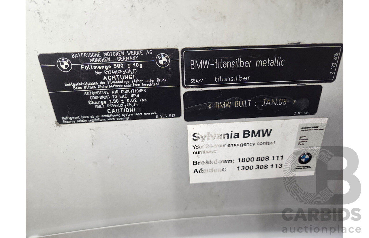 2/2008 Bmw 3 20i Executive E90 08 UPGRADE 4d Sedan Silver 2.0L