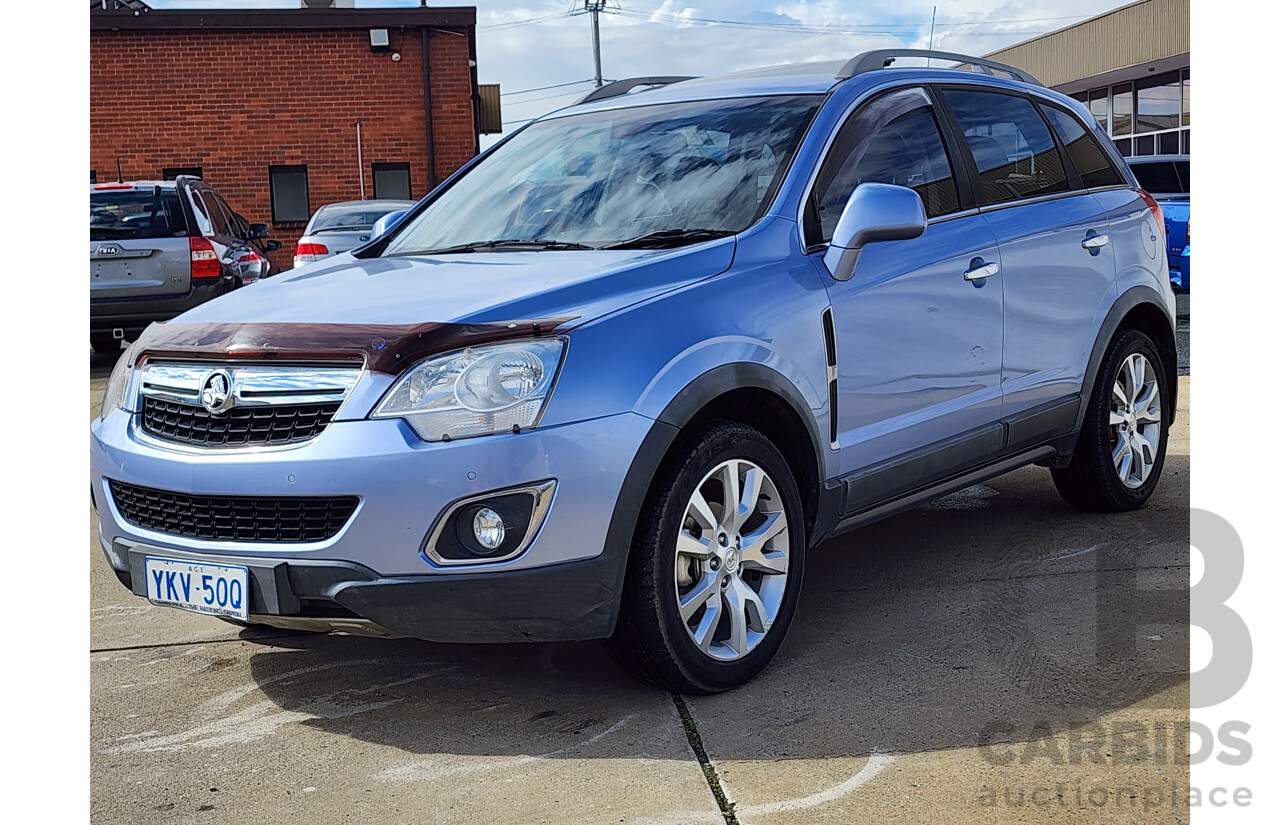 5/2015 Holden Captiva 5 LTZ (awd) CG MY15 4d Wagon Blue 2.2L
