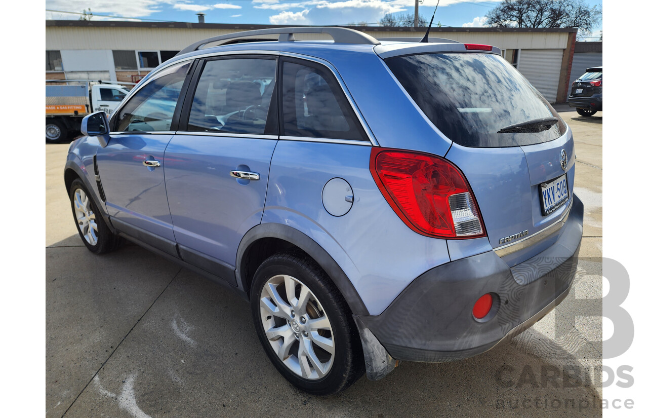 5/2015 Holden Captiva 5 LTZ (awd) CG MY15 4d Wagon Blue 2.2L