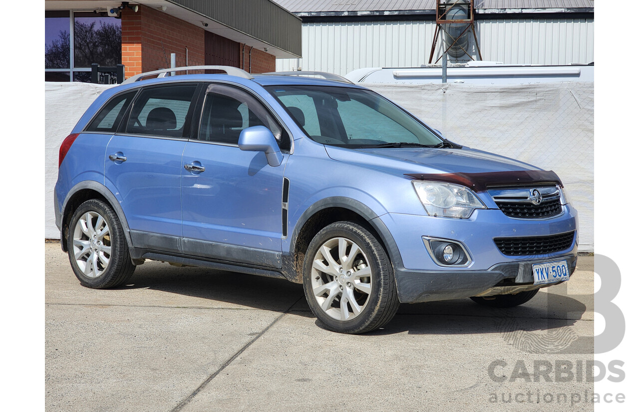 5/2015 Holden Captiva 5 LTZ (awd) CG MY15 4d Wagon Blue 2.2L