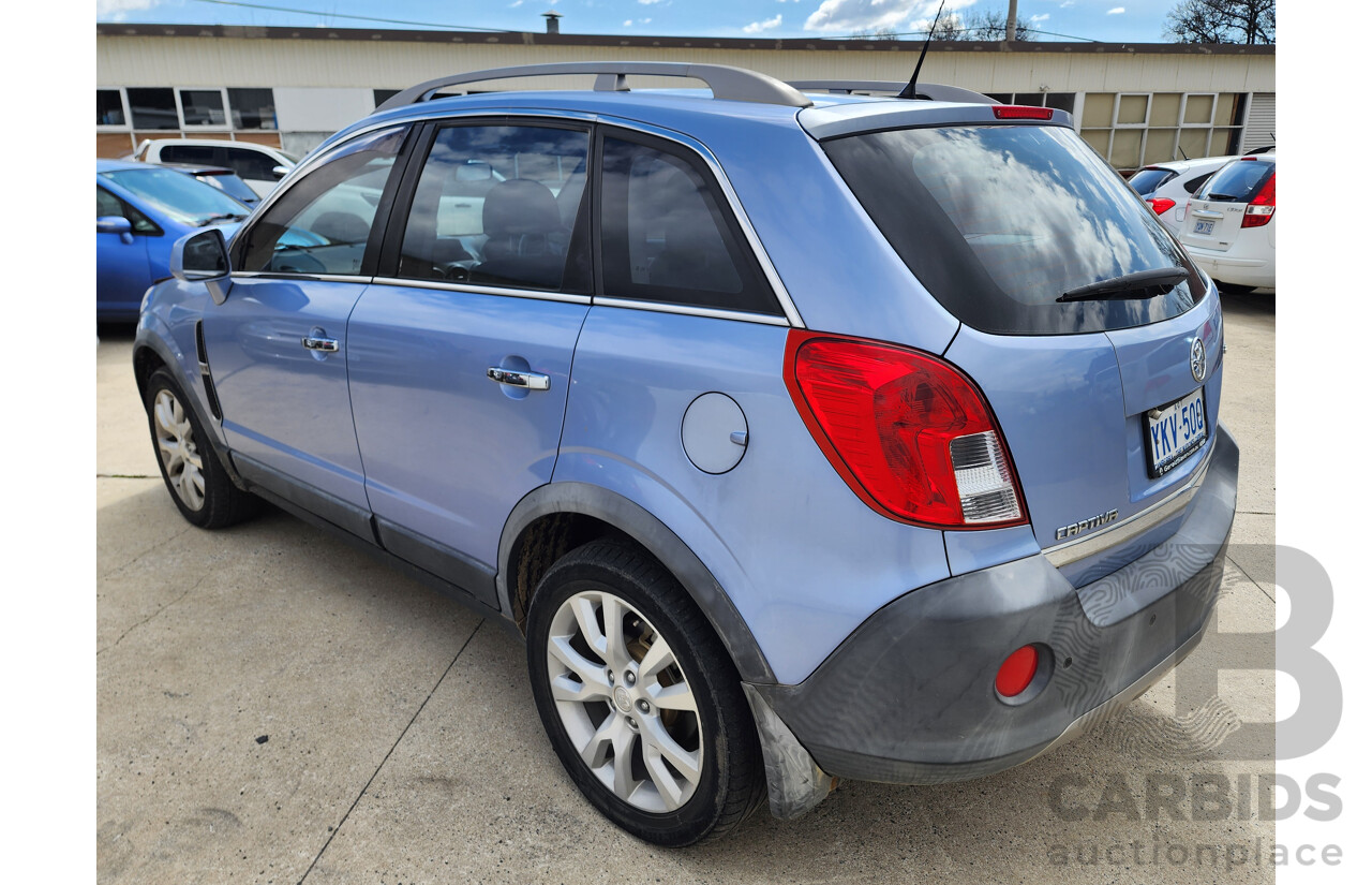 5/2015 Holden Captiva 5 LTZ (awd) CG MY15 4d Wagon Blue 2.2L
