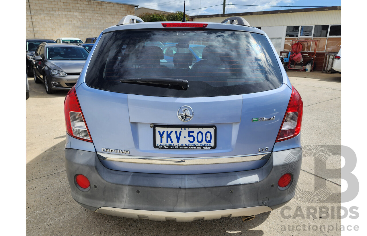 5/2015 Holden Captiva 5 LTZ (awd) CG MY15 4d Wagon Blue 2.2L