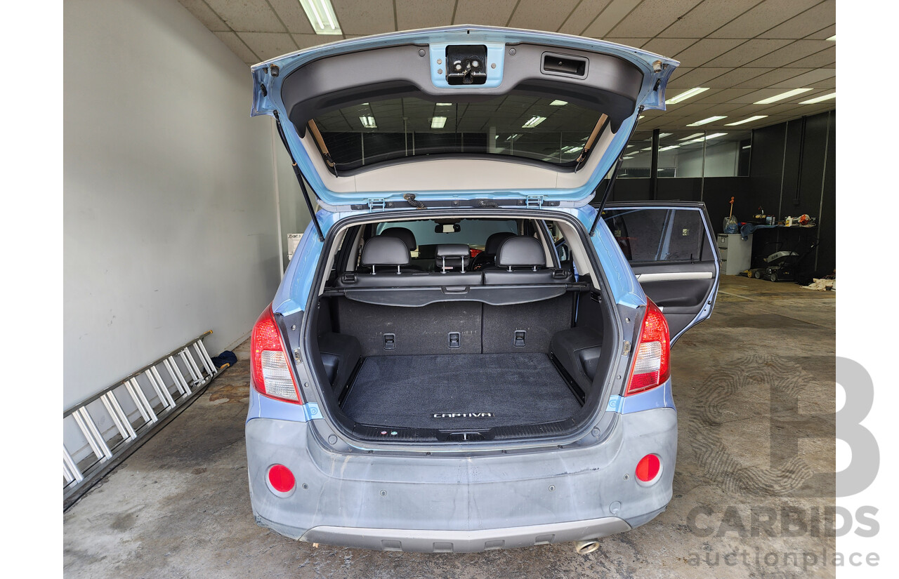 5/2015 Holden Captiva 5 LTZ (awd) CG MY15 4d Wagon Blue 2.2L