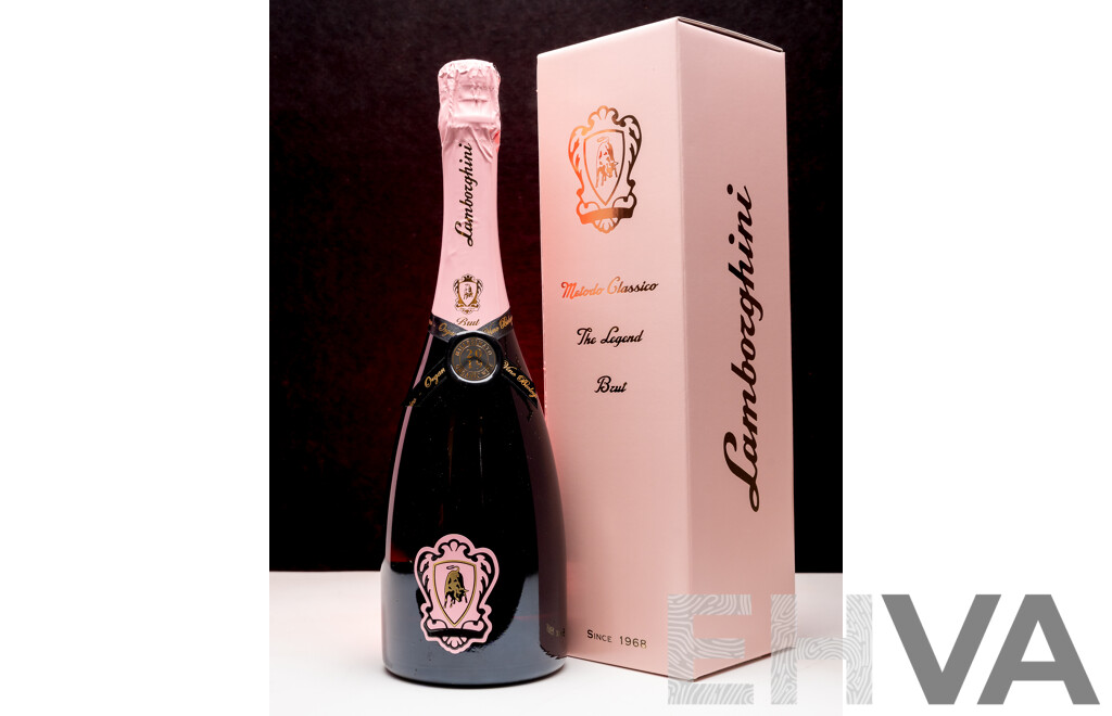 Lamborghini The Legend Rose Metodo Classico Vintage Organic Sparkling Pinot Noir 750ml - RRP $289