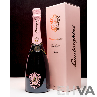 Lamborghini The Legend Rose Metodo Classico Vintage Organic Sparkling Pinot Noir 750ml - RRP $289