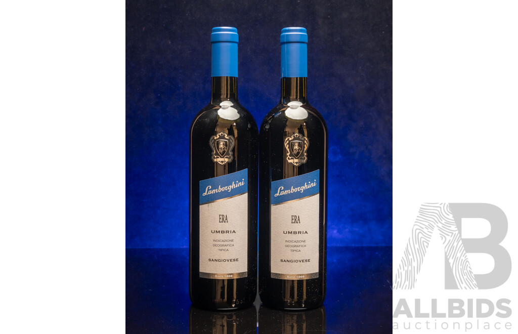 Lamborghini Era Sangiovese 750ml - Lot of Two Bottles - RRP $336