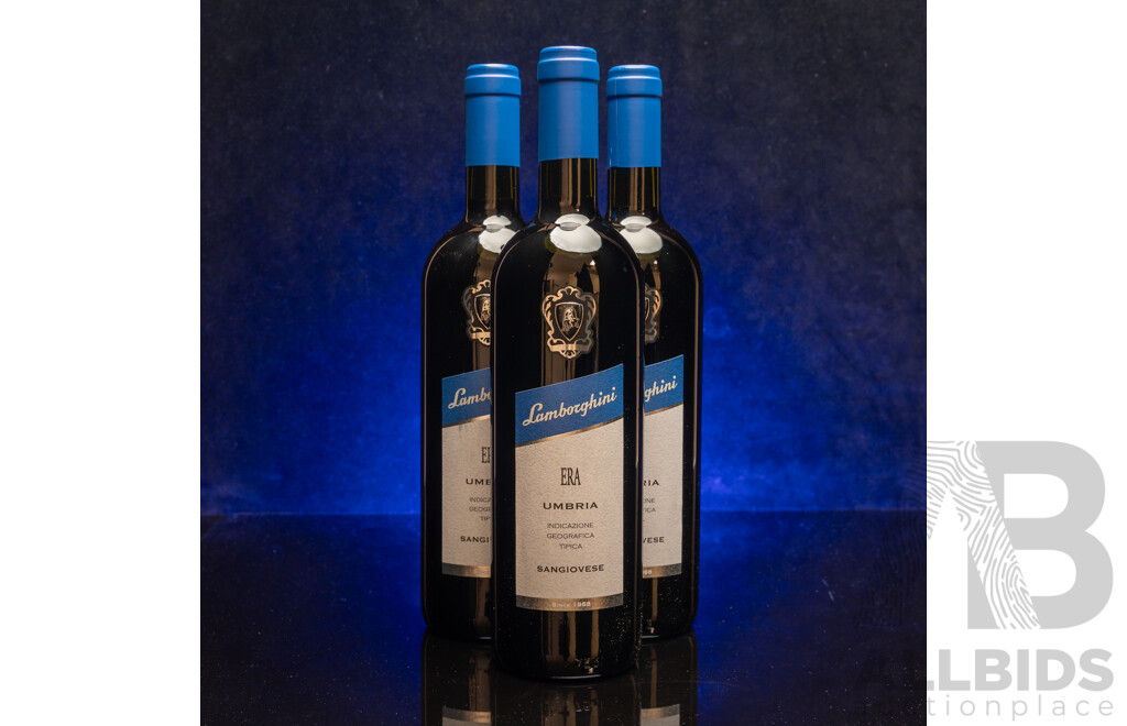 Lamborghini Era Sangiovese 750ml - Lot of Three Bottles - RRP $504
