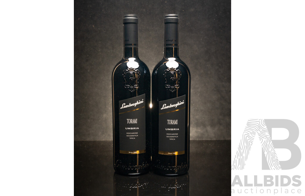 Lamborghini Torami Cabernet Sauvignon Sangiovese 750ml - Lot of Two Bottles - RRP $356