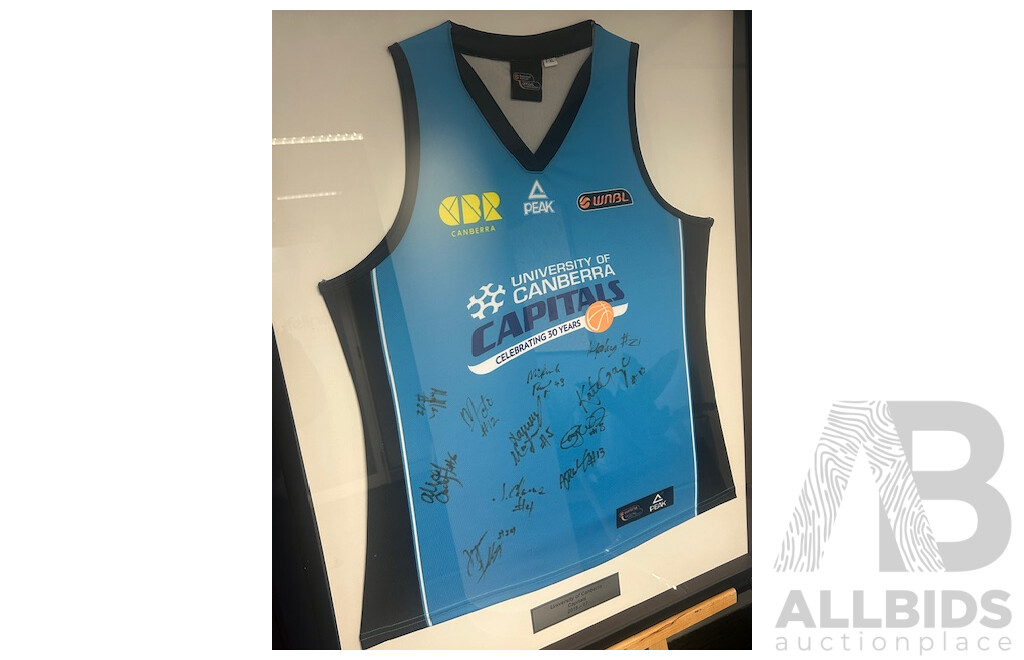Signed University of Canberra Capitals 2016 - 2017 Season