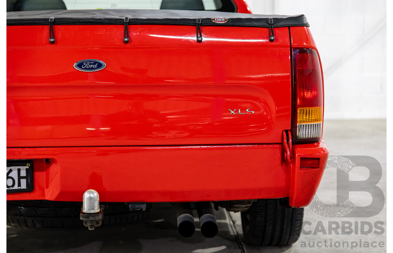 6/2006 Ford Falcon XLS BF Utility Super Cab Vixen Red 4.0L